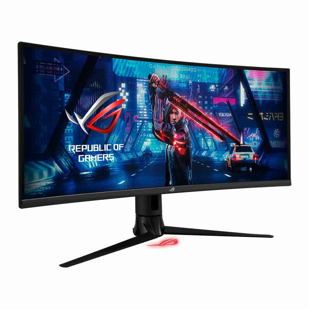 ASUS 34" UltraWide Quad HD 180Hz G-SYNC Compatible IPS HDR Curved Gaming Monitor